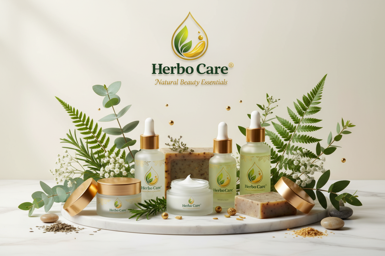 Herbo Care Hero Banner with Logo